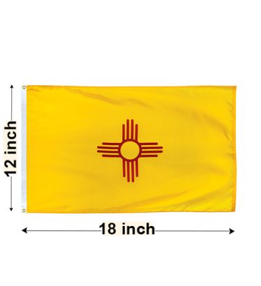 12"x18" New Mexico Nylon Outdoor Flag